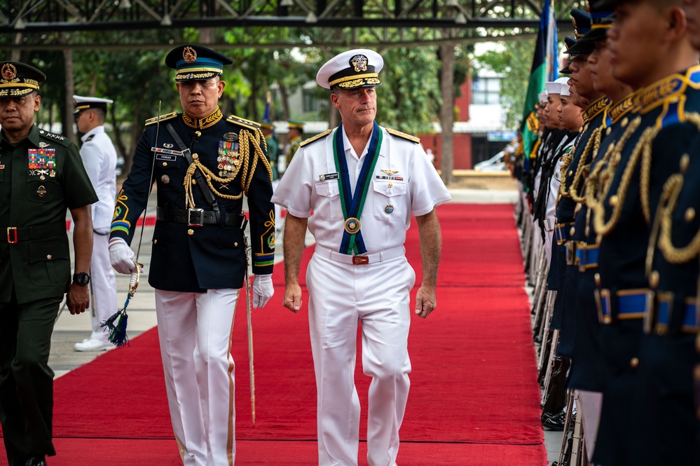 U.S. Indo-Pacific Commander Visits Camp Aguinaldo in the Philippines