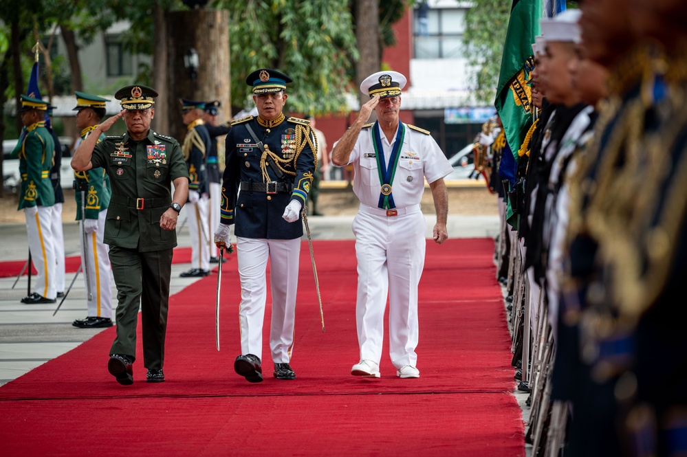 U.S. Indo-Pacific Commander Visits Camp Aguinaldo in the Philippines