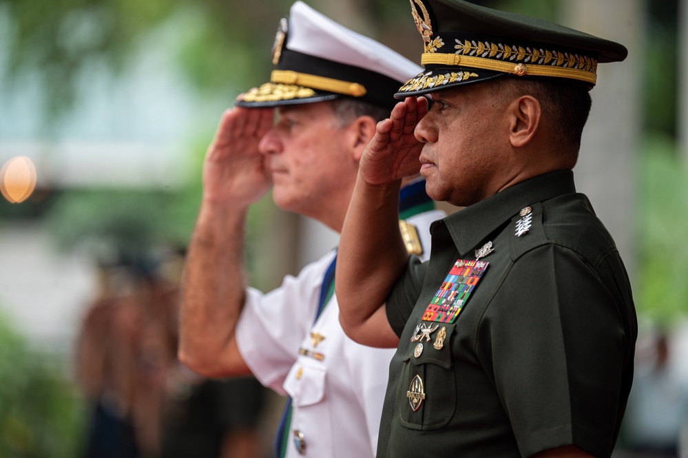 U.S. Indo-Pacific Commander Visits Camp Aguinaldo in the Philippines