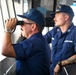 U.S. Coast Guard Cutter Harriet Lane moors in Cairns, Australia