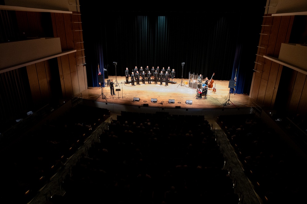 Navy Band Sea Chanters perform at University of Memphis