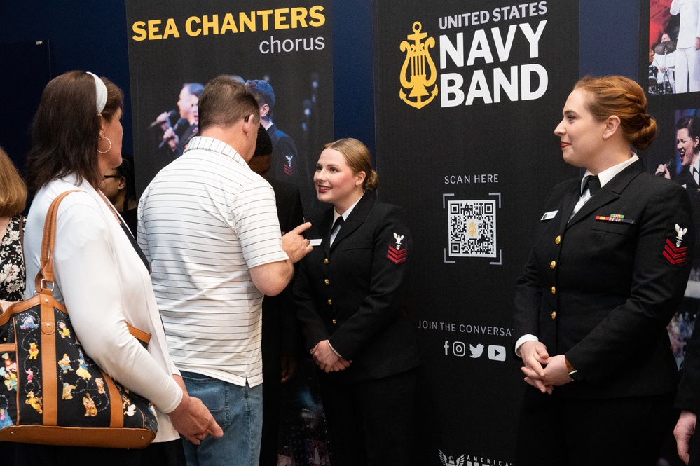 Navy Band Sea Chanters perform at University of Memphis