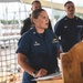 U.S. Coast Guard Cutter Harriet Lane command hosts press conference in Cairns, Australia