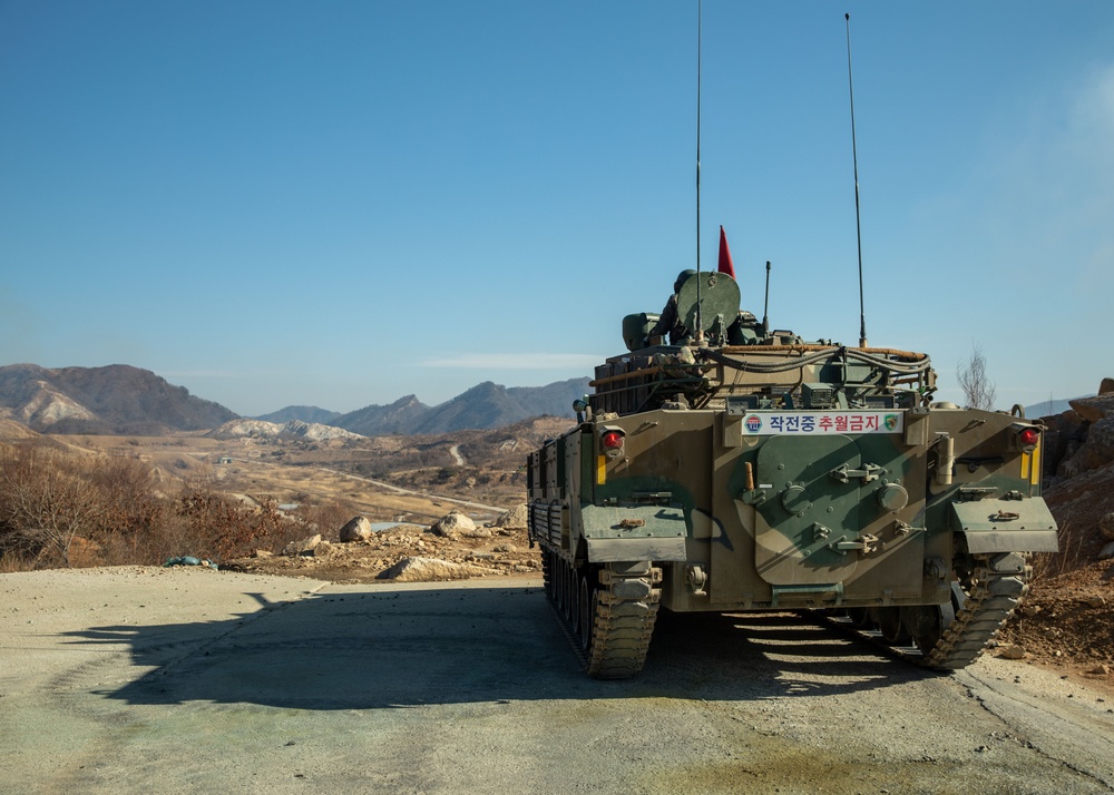 2ID US-ROK Combined Division conducts joint live fire exercise for Freedom Shield 24