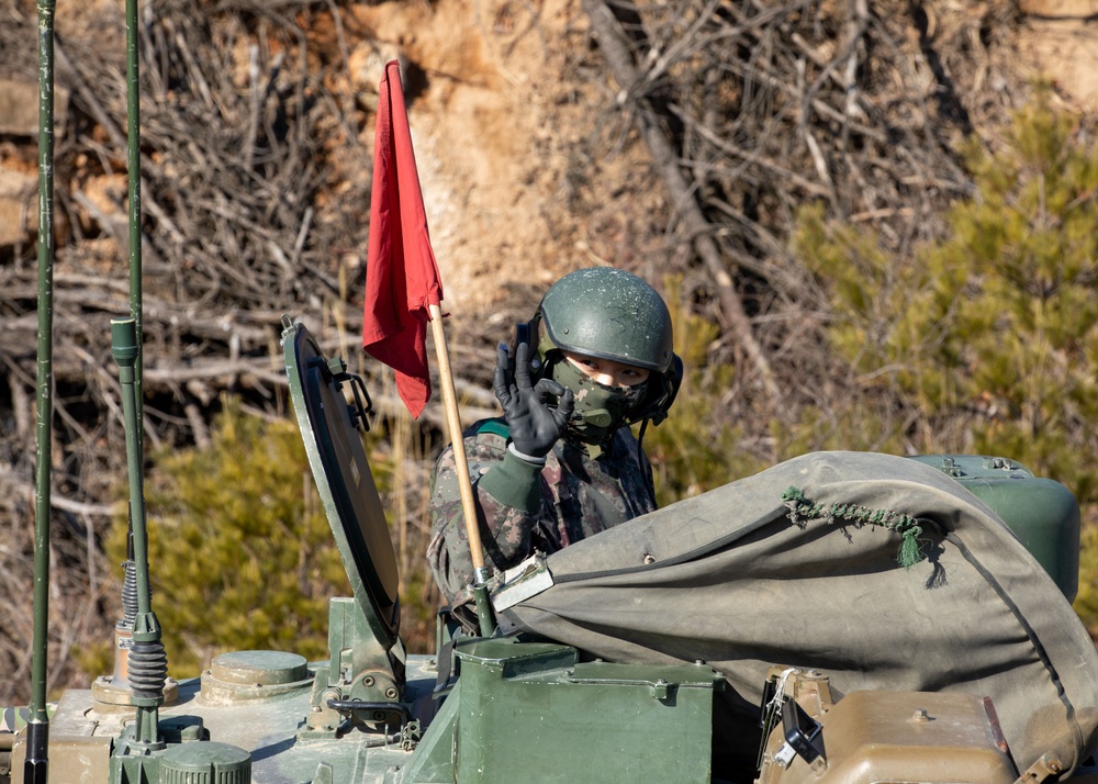 2ID US-ROK Combined Division conducts joint live fire exercise for Freedom Shield 24