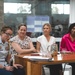 U.S. Coast Guard Cutter Harriet Lane crew attends International Women's Day confrence in Cairns, Australia.