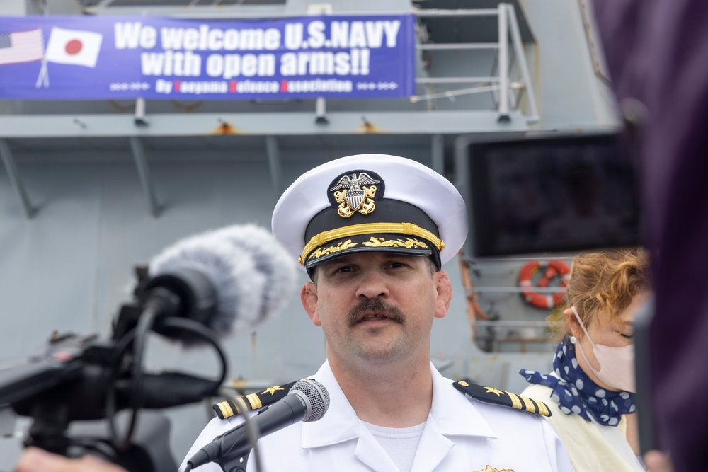 USS Rafael Peralta Conducts Port Visit in Ishigaki, Japan