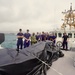 USCGC Frederick Hatch takes on supplies to deliver to partners in the Federated States of Micronesia