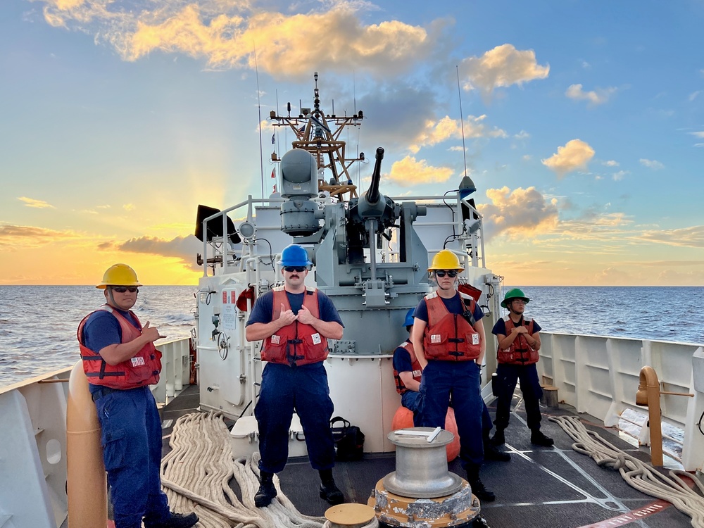 USCGC Frederick Hatch supports partners in the Pacific