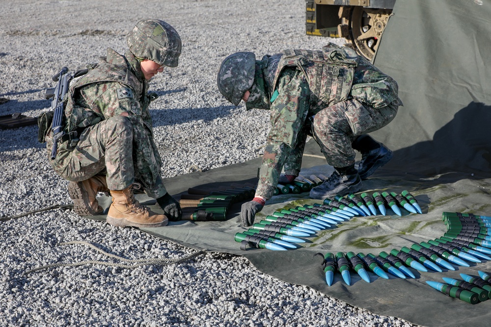 2ID, ROK conduct combined live fire exercise during Freedom Shield 24