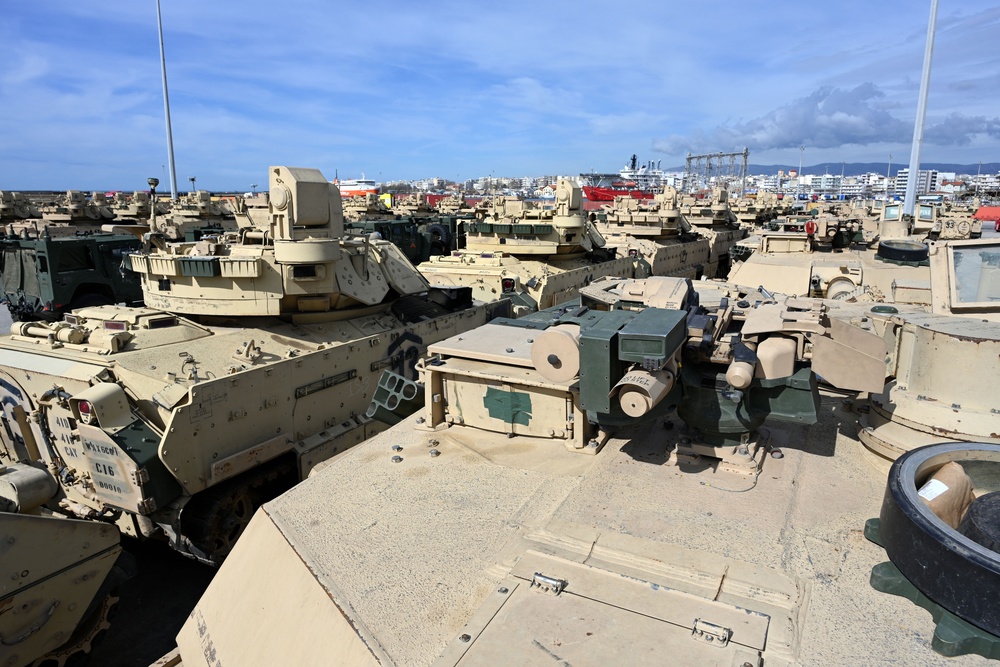 3rd Armored Brigade Combat Team, 4th Infantry Division Deployment – Port of Alexandroupolis