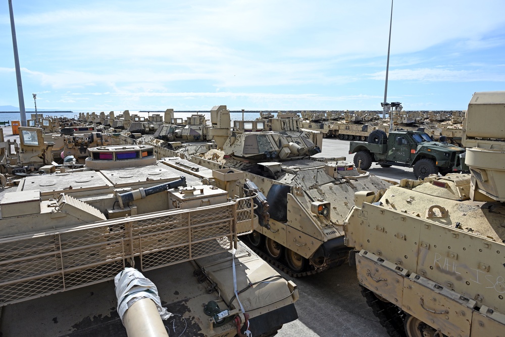 3rd Armored Brigade Combat Team, 4th Infantry Division Deployment – Port of Alexandroupolis