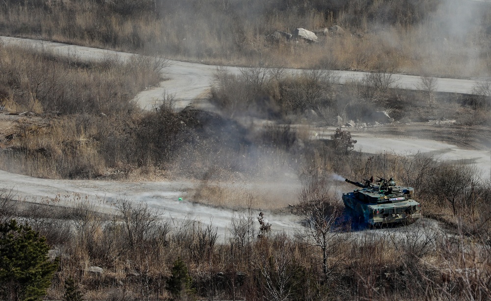 2ID, ROK conduct combined live fire exercise during Freedom Shield 24