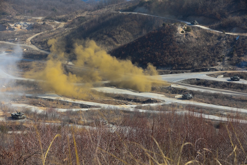 2ID, ROK conduct combined live fire exercise during Freedom Shield 24