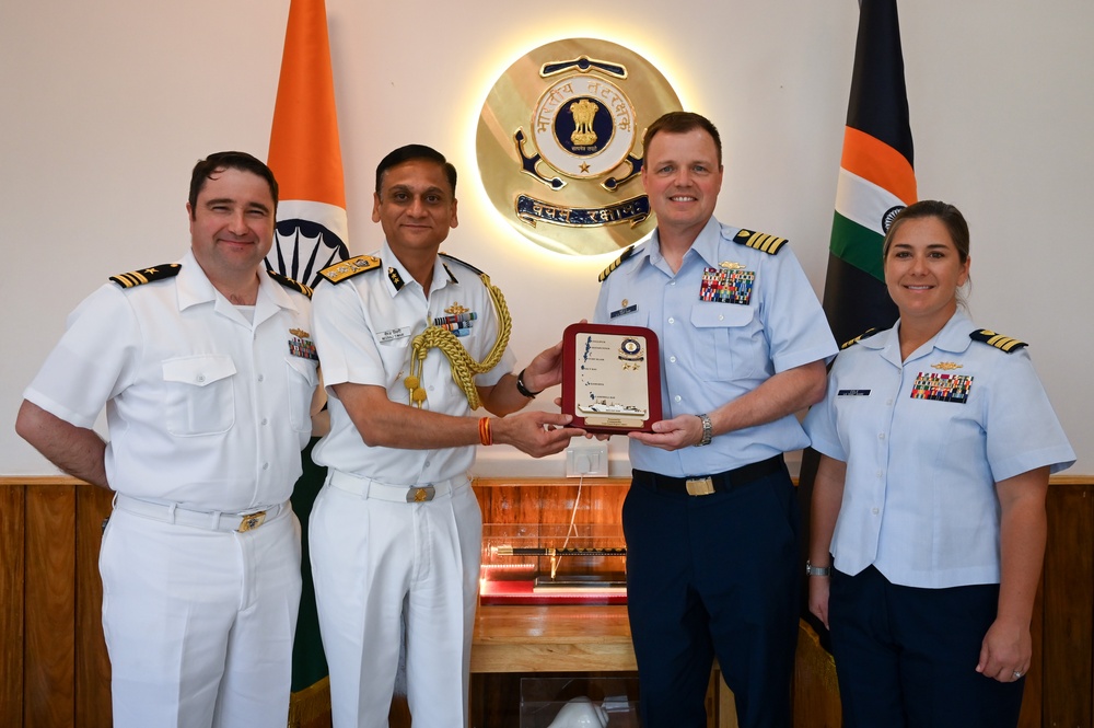 U.S. Coast Guard Cutter Bertholf visits Port Blair, India, conducts at-sea engagements with Indian Coast Guard