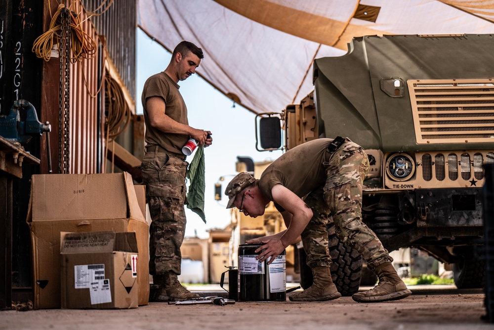 82nd CAB Wheeled Vehicle Mechanics