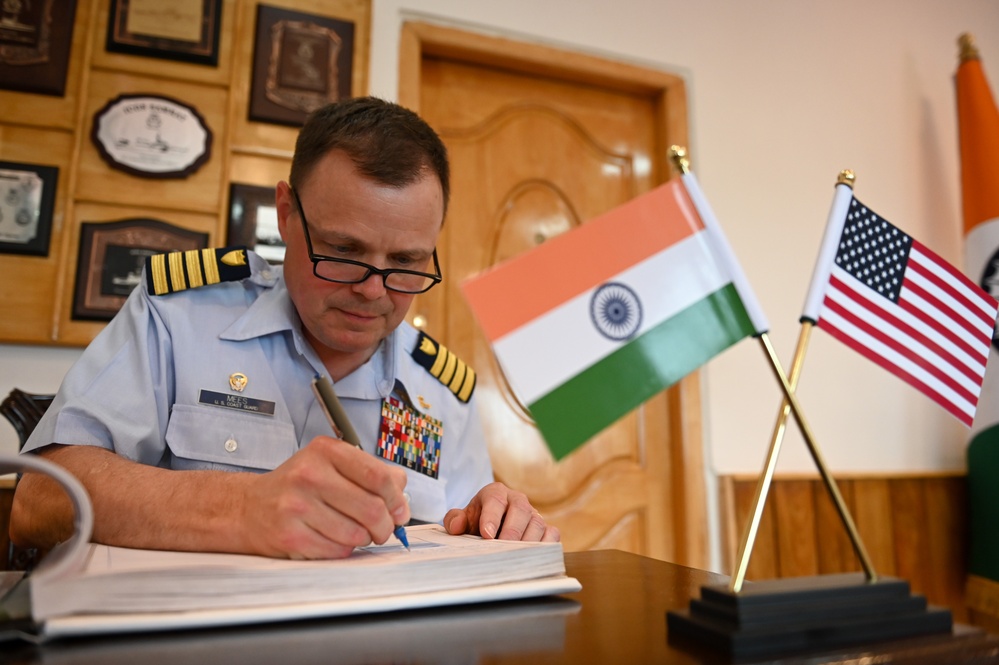 U.S. Coast Guard Cutter Bertholf visits Port Blair, India, conducts at-sea engagements with Indian Coast Guard