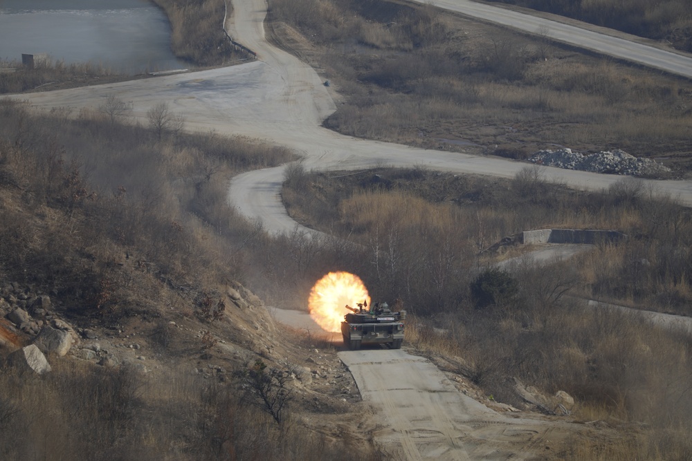 2ID/RUCD Completes Combined Live Fire with ROK Army During Freedom Shield