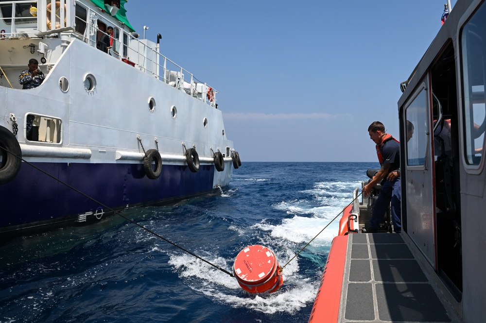 U.S. Coast Guard Cutter Bertholf visits Port Blair, India, conducts at-sea engagements with Indian Coast Guard