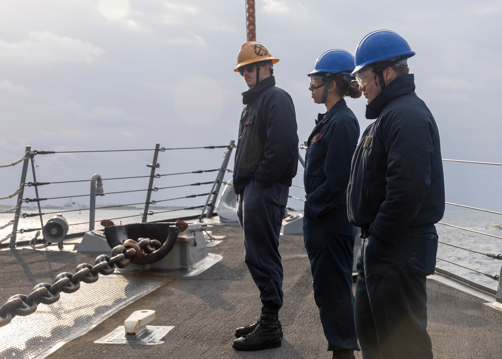 USS Rafael Peralta Conducts Port Visit in Ishigaki, Japan