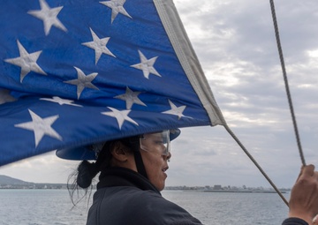 USS Rafael Peralta Conducts Port Visit in Ishigaki, Japan