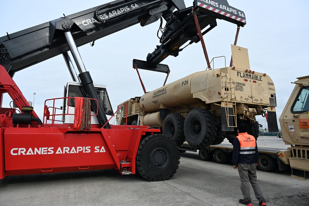 3rd Armored Brigade Combat Team, 4th Infantry Division Deployment – Port of Alexandroupolis