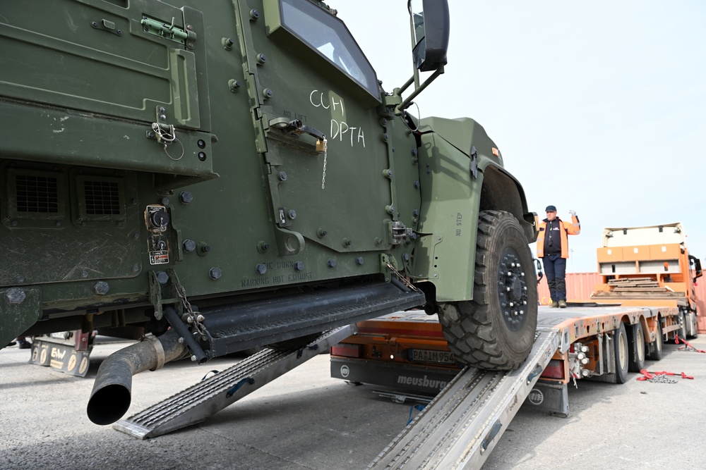 3rd Armored Brigade Combat Team, 4th Infantry Division Deployment – Port of Alexandroupolis