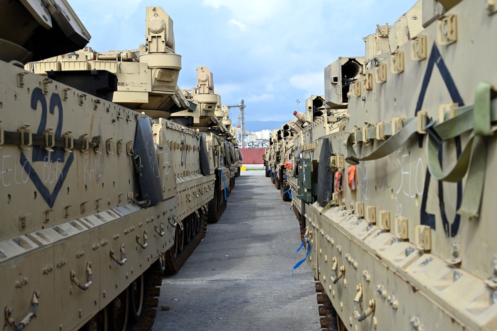 3rd Armored Brigade Combat Team, 4th Infantry Division Deployment – Port of Alexandroupolis