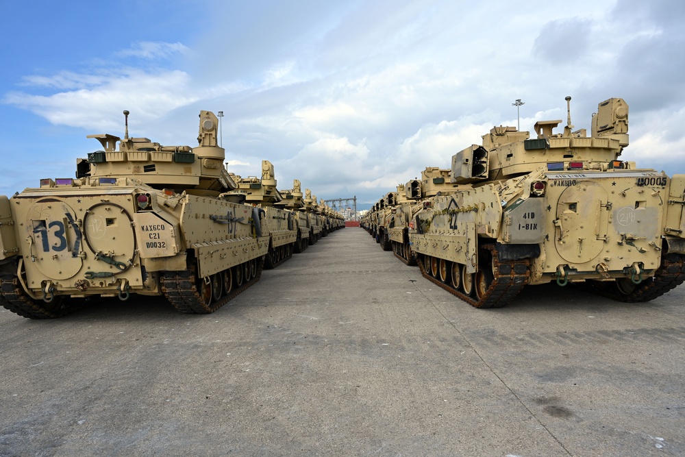 3rd Armored Brigade Combat Team, 4th Infantry Division Deployment – Port of Alexandroupolis