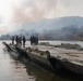 U.S./ROK Soldiers use bridging system to cross river