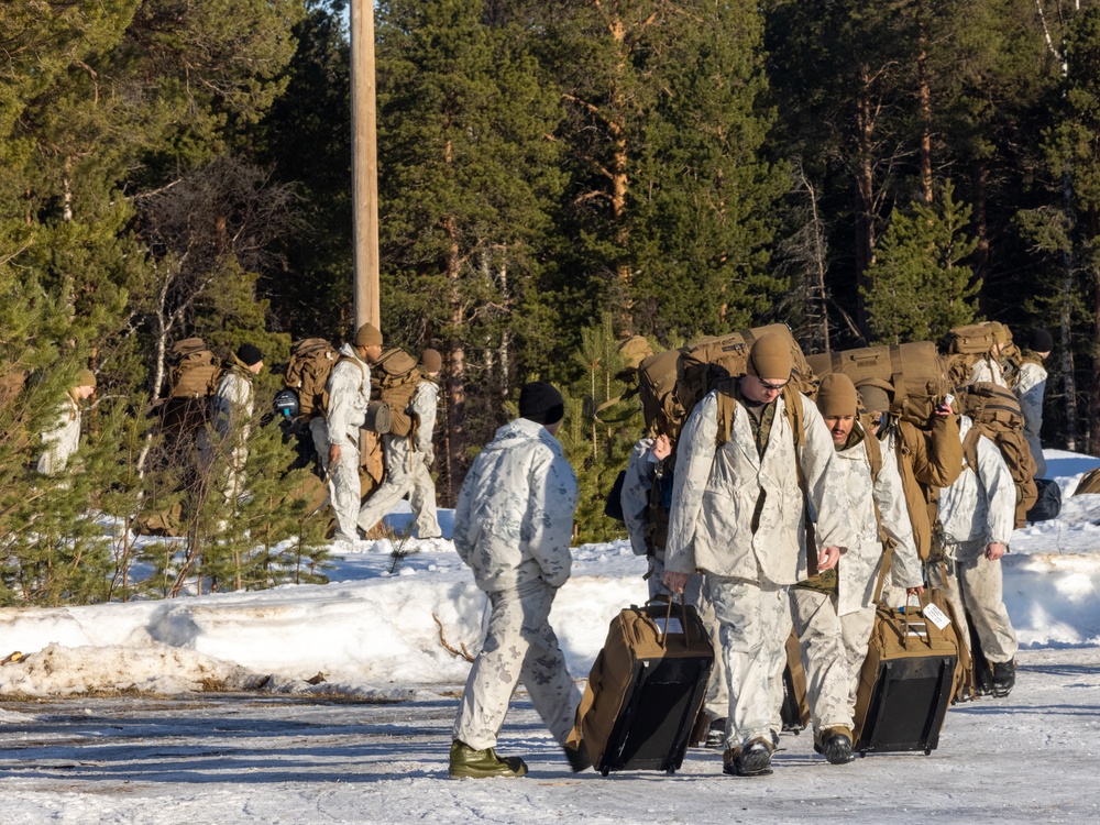 1st Battalion, 2nd Marine Regiment participates in Exercise Nordic Response 24 in Norway