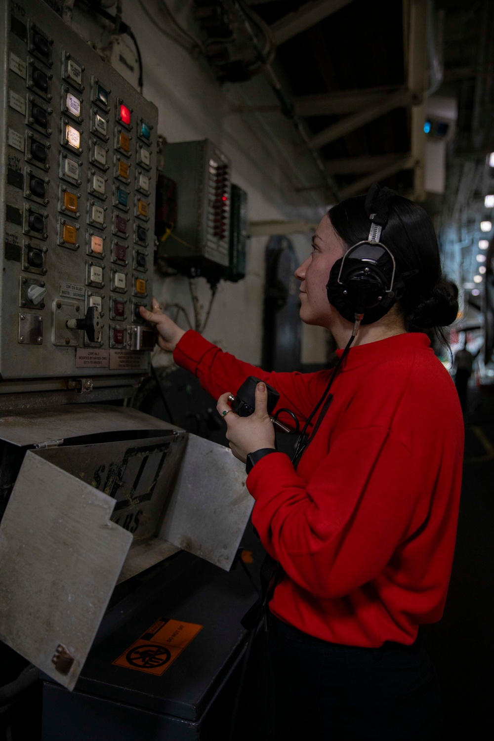 USS Dwight D. Eisenhower Conducts Routine Operations in the Red Sea