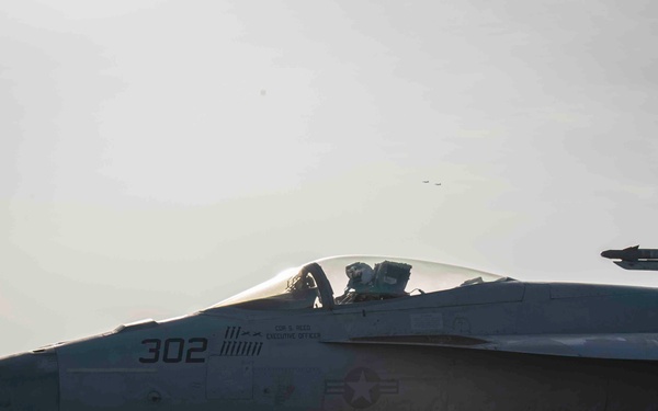 USS Dwight D. Eisenhower Conducts Flight Operations in the Red Sea