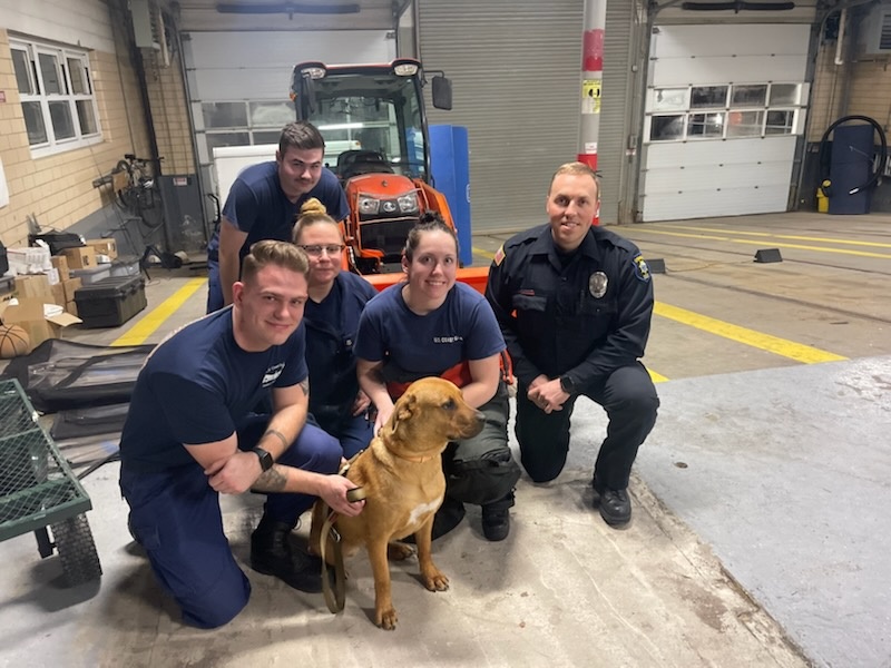 Coast Guard Station Oswego personnel rescue one person, their dog at Wright’s Landing Marina