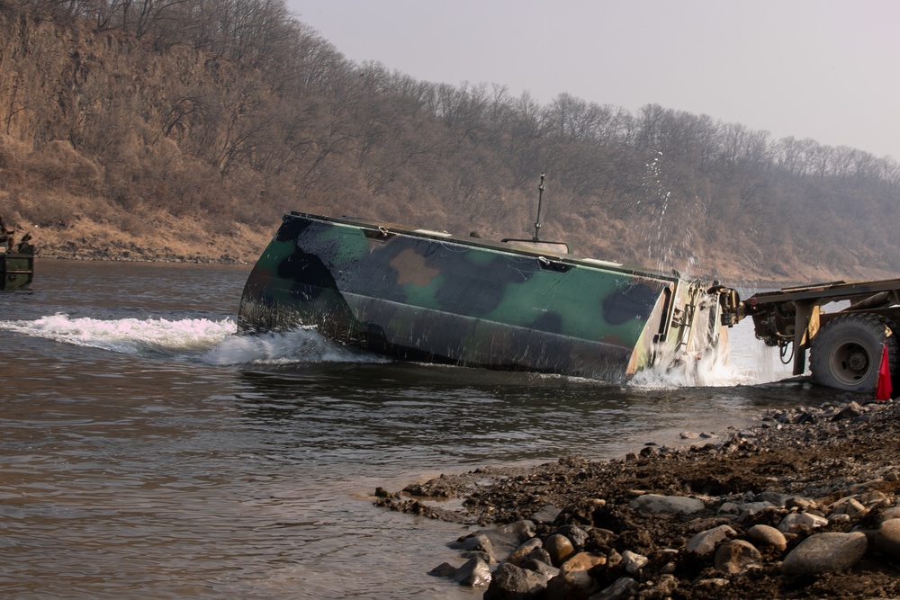 Freedom Shield 24, Army Engineers/ROK construct bridge