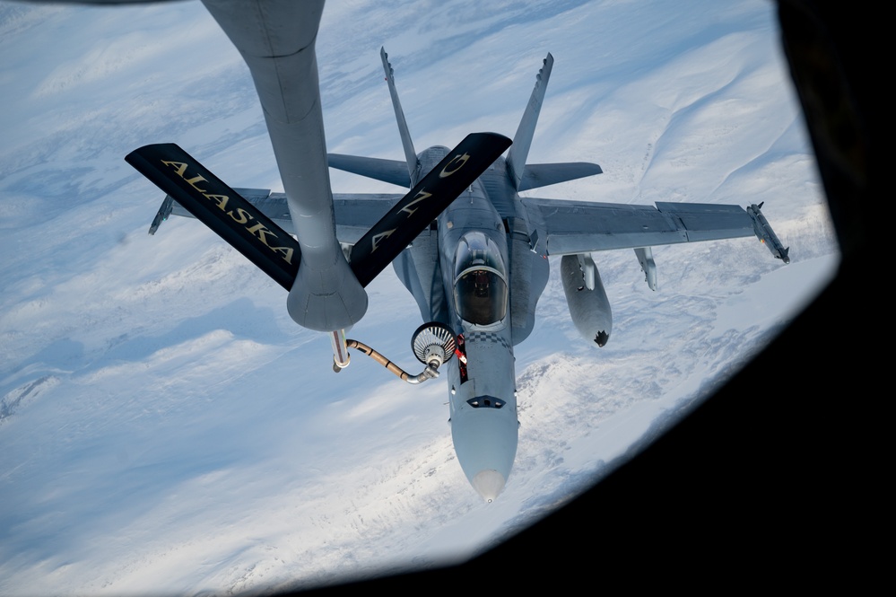 ANG refuels USMC during Exercise Nordic Response 24