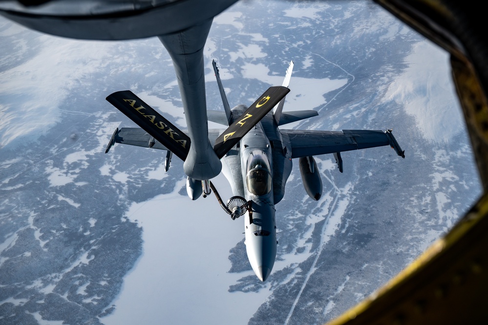 ANG refuels USMC during Exercise Nordic Response 24