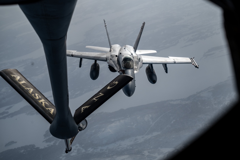 ANG refuels USMC during Exercise Nordic Response 24