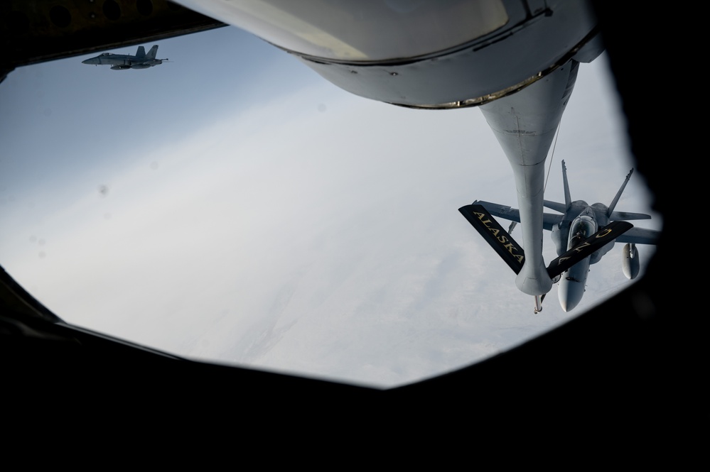 ANG refuels USMC during Exercise Nordic Response 24