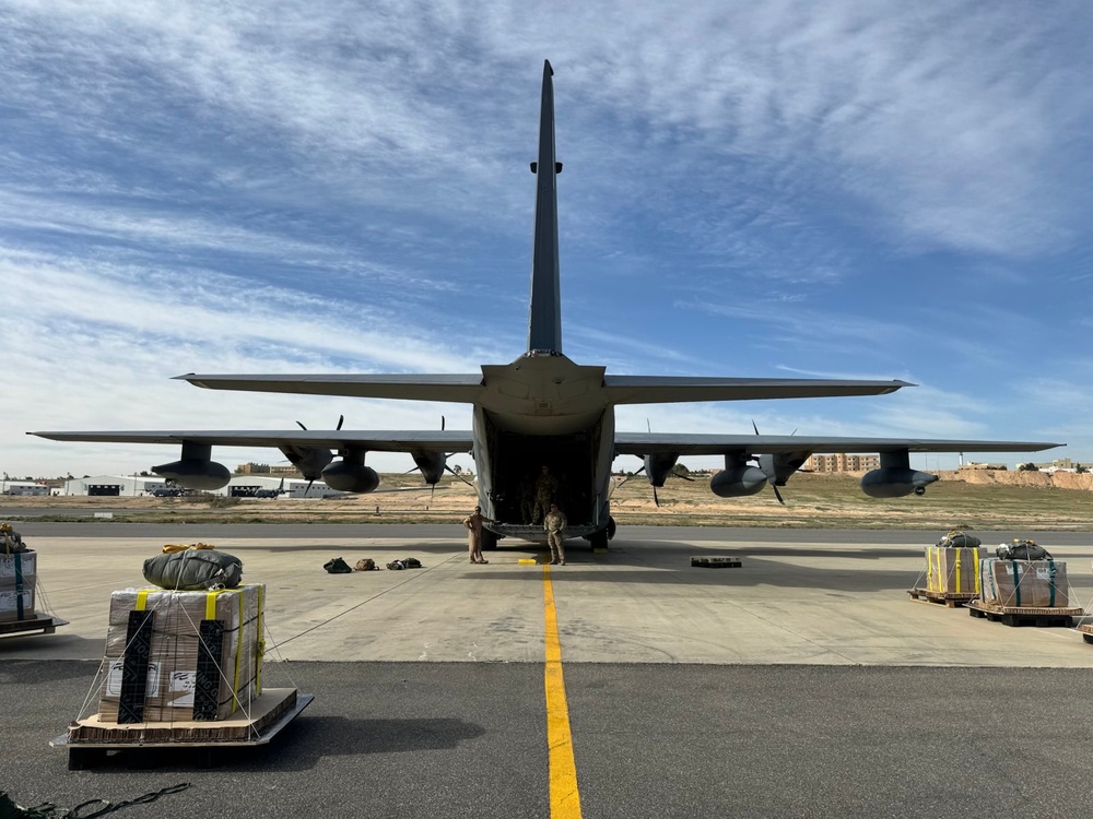 Combined Forces Complete 10th Humanitarian Airdrop into Gaza