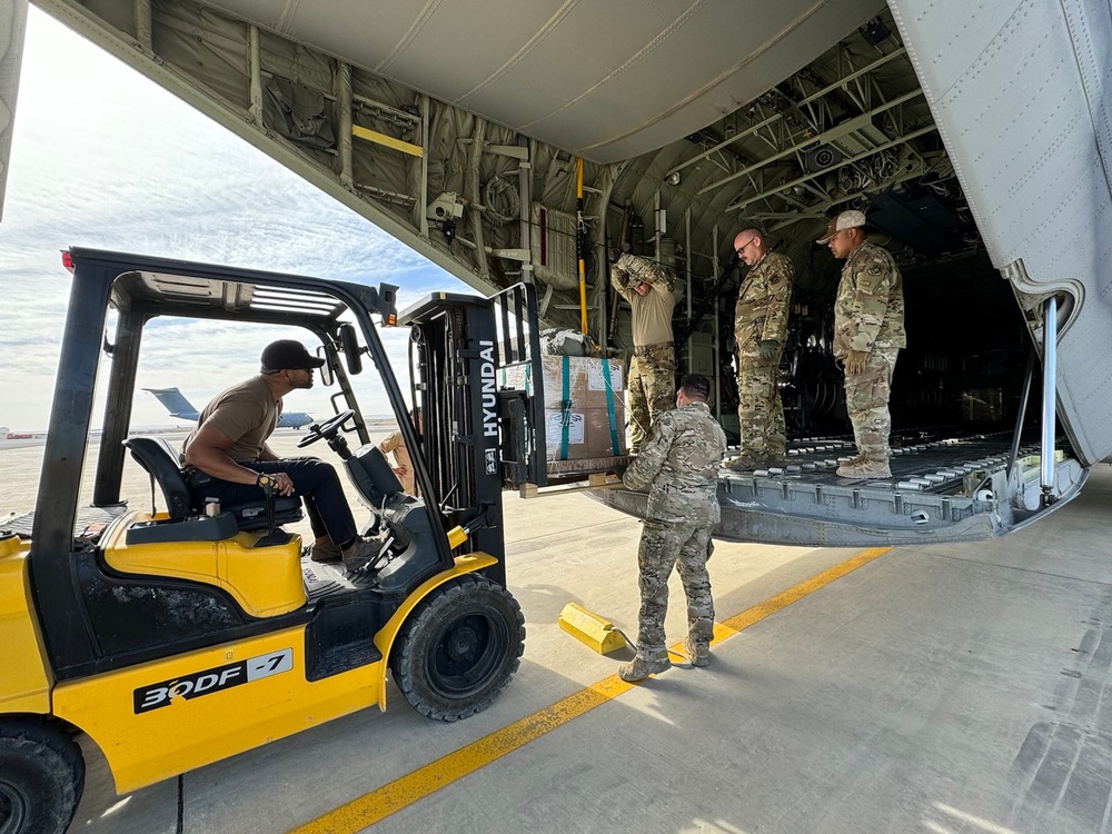 Combined Forces Complete 10th Humanitarian Airdrop into Gaza