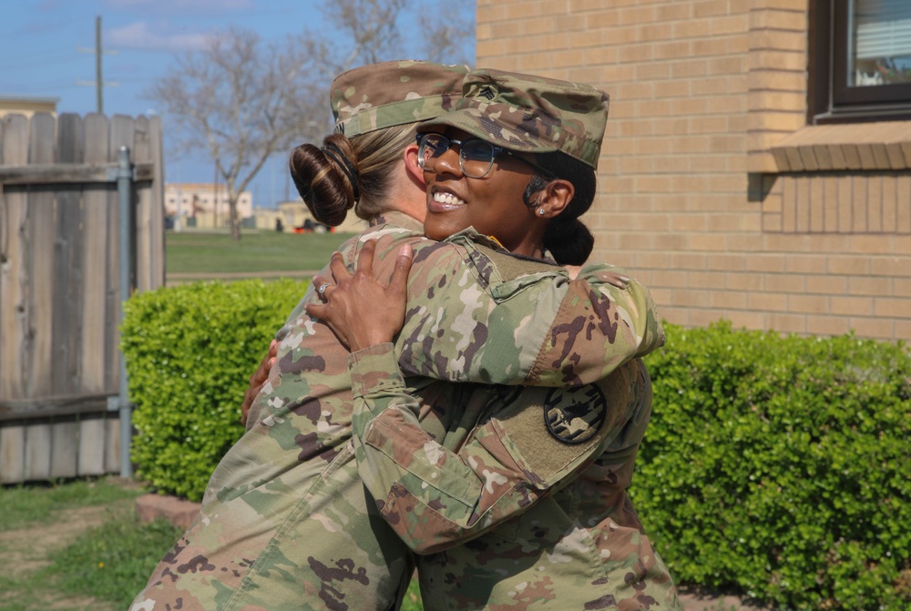 Reenlistment ceremony for Sgt. Destyni Coleman, HHC, 89th Military Police Brigade