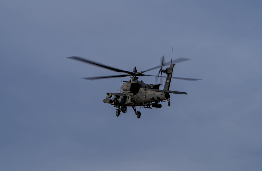 AH-64D Apache during NTC 24-03