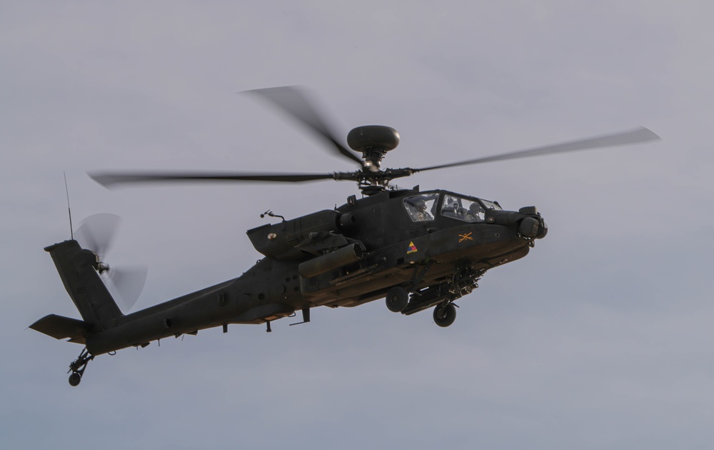 AH-64D Apache during NTC 24-03