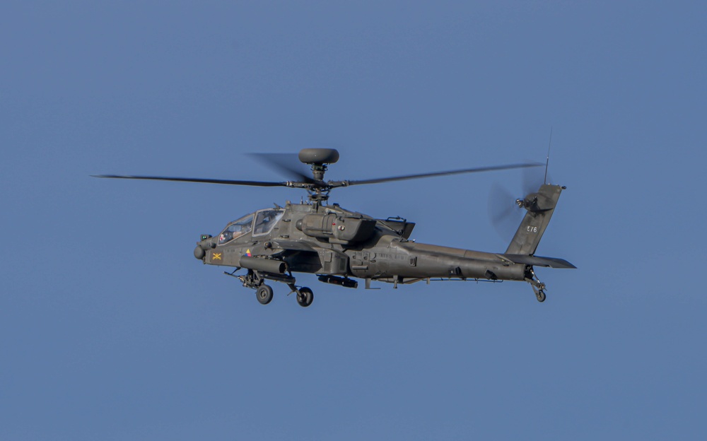 AH-64D Apache during NTC 24-03