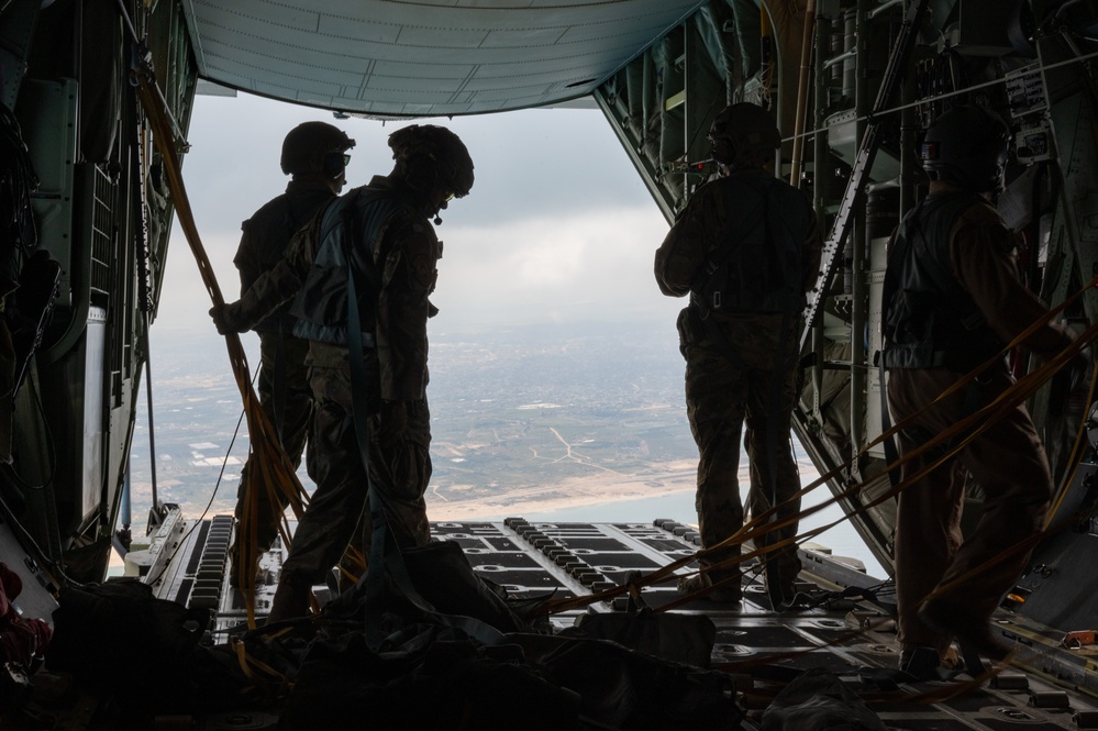 Combined Forces Complete 10th Humanitarian Airdrop into Gaza