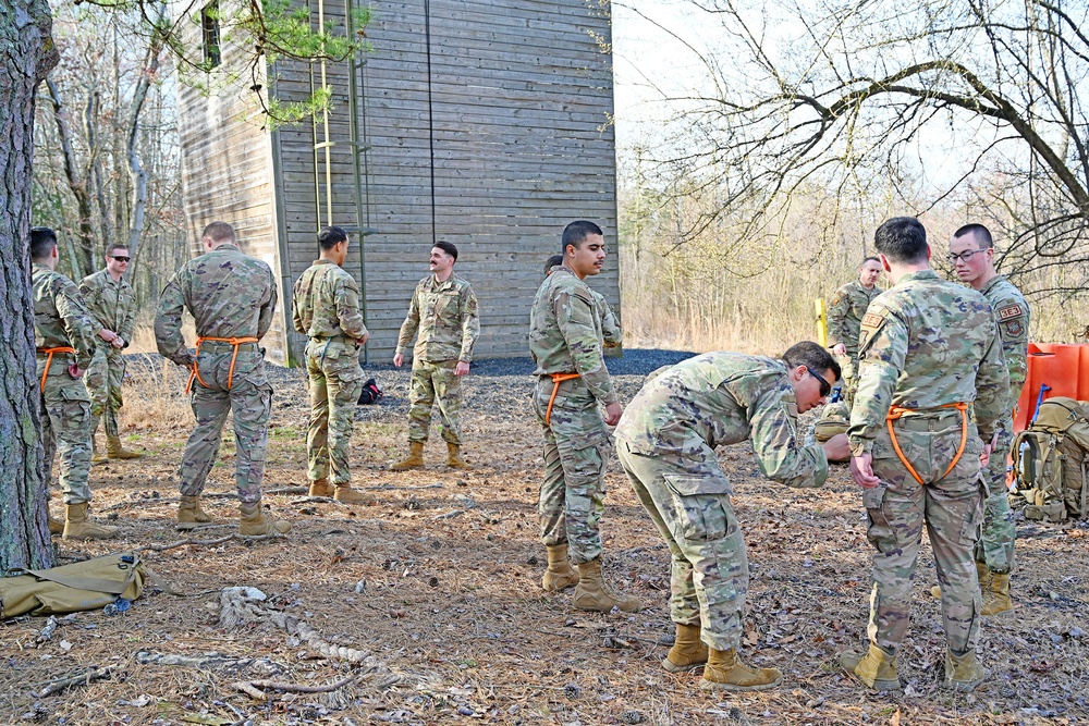 Joint Base McGuire-Dix-Lakehurst- 321 CRS RAPPELLING TAC 03A. March 14, 2024