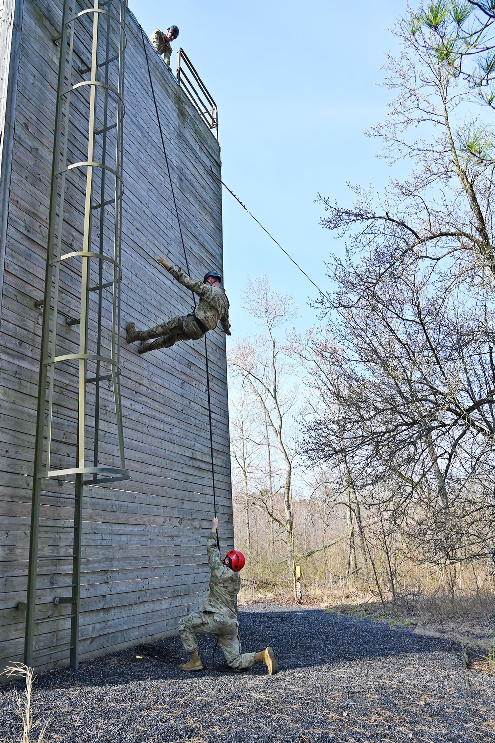 Joint Base McGuire-Dix-Lakehurst- 321 CRS RAPPELLING TAC 03A. March 14, 2024