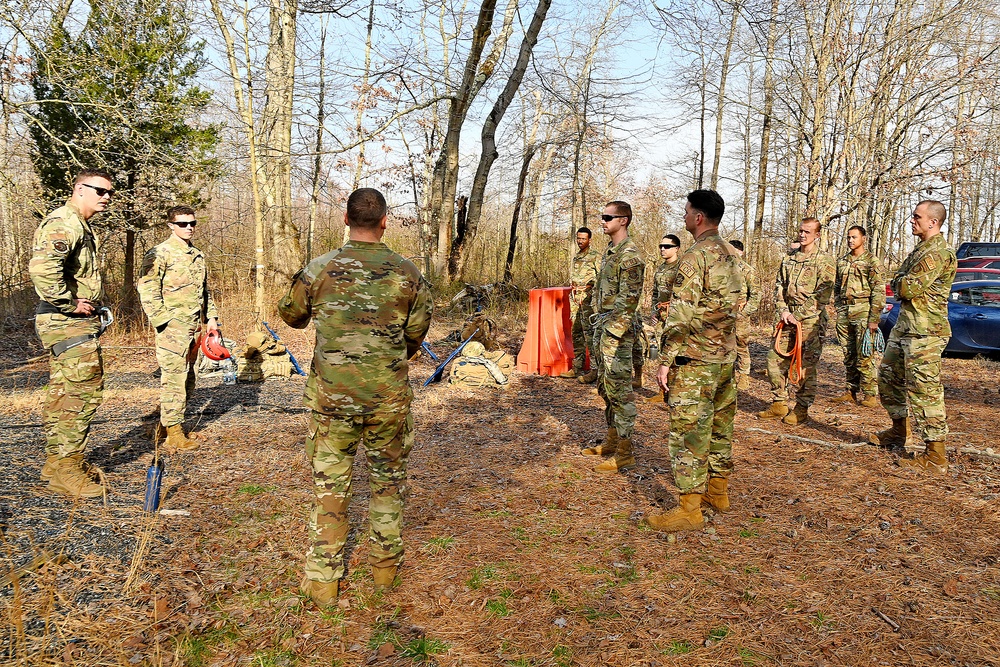 Joint Base McGuire-Dix-Lakehurst- 321 CRS RAPPELLING TAC 03A. March 14, 2024