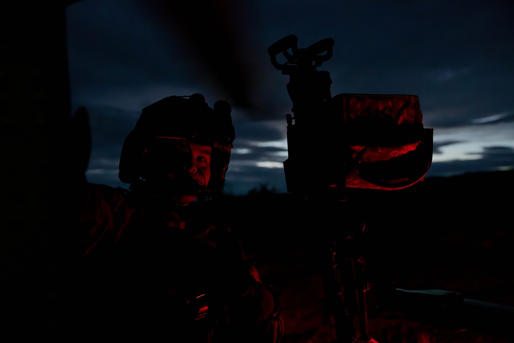 Portrait of U.S. Army Door Gunner